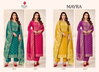 Mayra By Tanishk Muslin Jacquard Designer Salwar Suits Exporters In India
